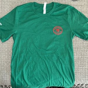 Green cotton t-shirt